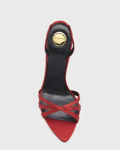 Saint Laurent 110mm Kate Satin Sandals | Thumbnail 6