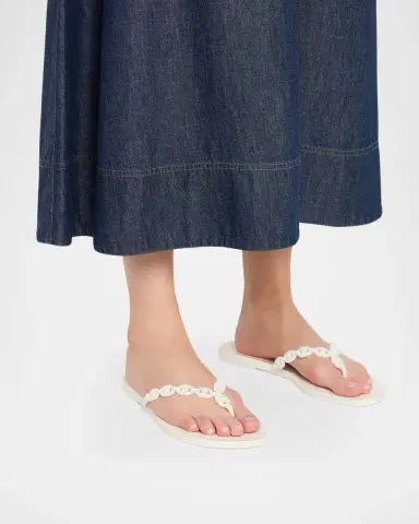 Tory Burch Gemini Link Jelly Thong Sandals | Thumbnail 2