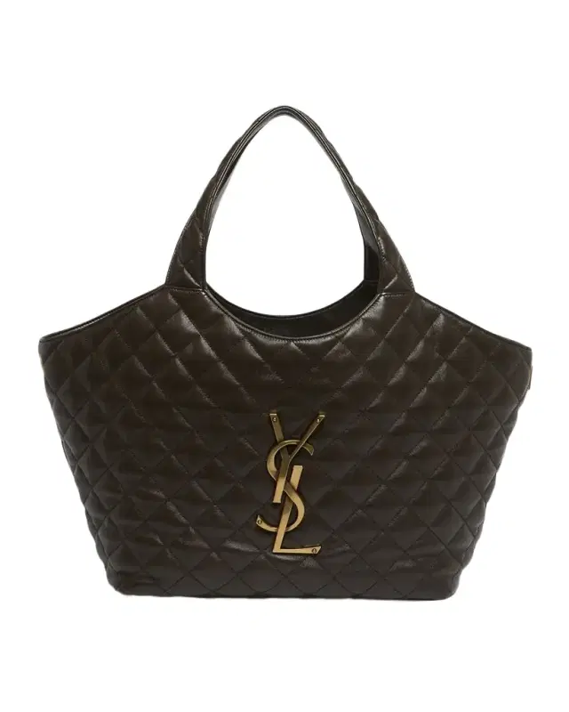 Saint Laurent Icare Medium Tote Bag in Lambskin Leather