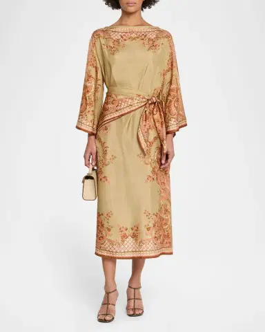 Zimmermann Aster Tunic Midi Dress | Thumbnail 2 Zimmermann Aster Tunic Midi Dress | Thumbnail 2