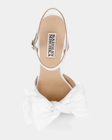 BADGLEY MISCHKA 85mm Olivia Satin Bow Platform Sandals | Thumbnail 4 BADGLEY MISCHKA 85mm Olivia Satin Bow Platform Sandals | Thumbnail 4