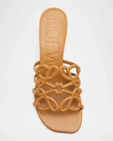 Loewe Petal Anagram Leather Caged Mule Sandals | Thumbnail 4 Loewe Petal Anagram Leather Caged Mule Sandals | Thumbnail 4