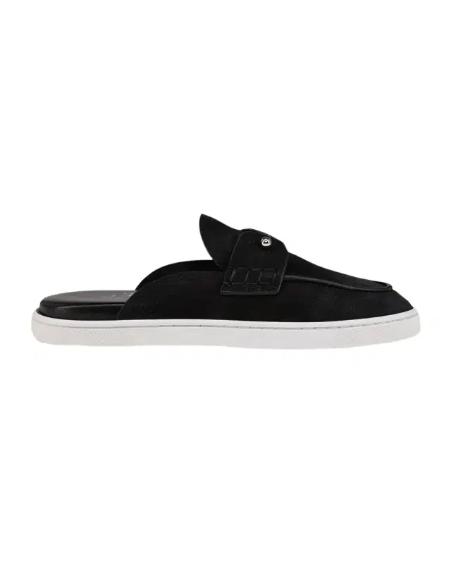 Chanme Donna Leather Boat Shoe Mules