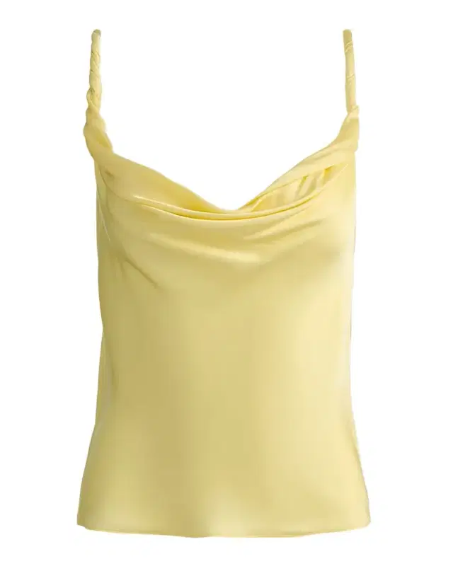 Monique Twist Strap Cowl-Neck Blouse