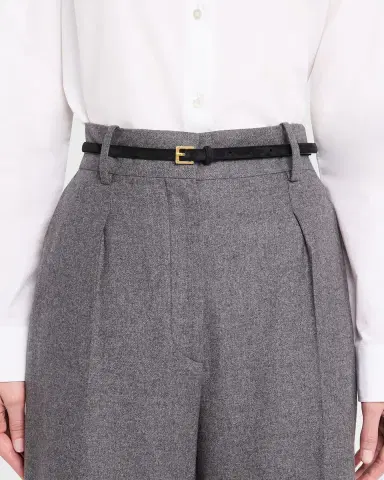 THE ROW City Suede Skinny Belt | Thumbnail 2