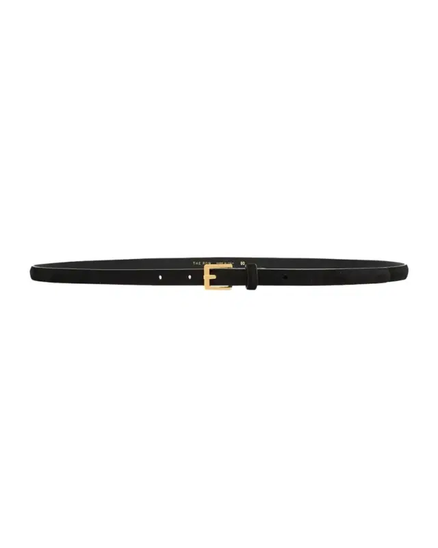 THE ROW City Suede Skinny Belt
