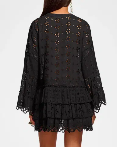 Ramy Brook Roxanne Eyelet Mini Sun Dress | Thumbnail 3 Ramy Brook Roxanne Eyelet Mini Sun Dress | Thumbnail 3