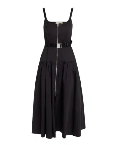 L'Agence Rima Belted Midi Dress | Thumbnail 1 L'Agence Rima Belted Midi Dress | Thumbnail 1