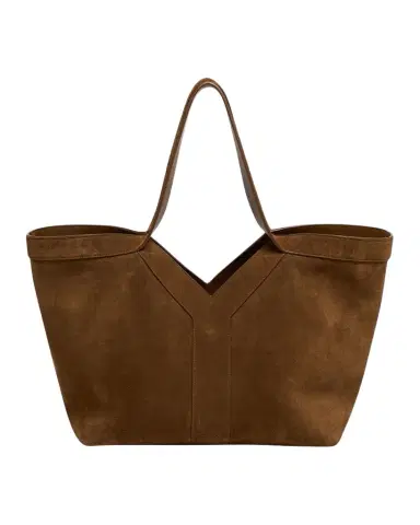Saint Laurent Y Medium Tote Bag in Suede | Thumbnail 1 Saint Laurent Y Medium Tote Bag in Suede | Thumbnail 1