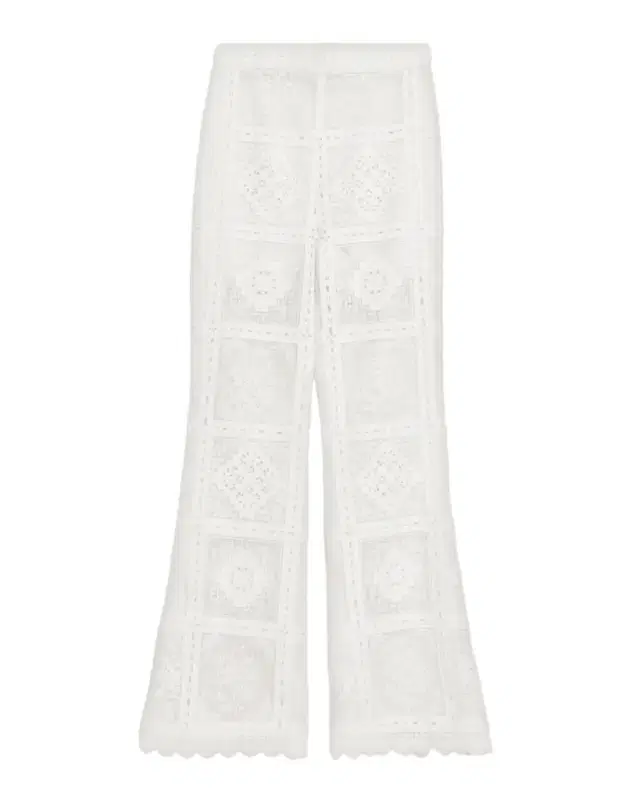 Zimmermann Aster Embroidered Pants