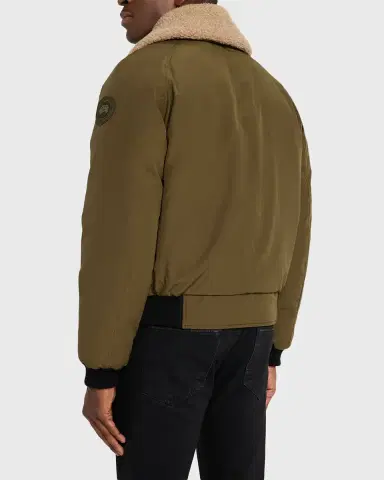 Canada Goose Men's Chilliwack Fleece-Collar Down Bomber Jacket | Thumbnail 3 Canada Goose Men's Chilliwack Fleece-Collar Down Bomber Jacket | Thumbnail 3