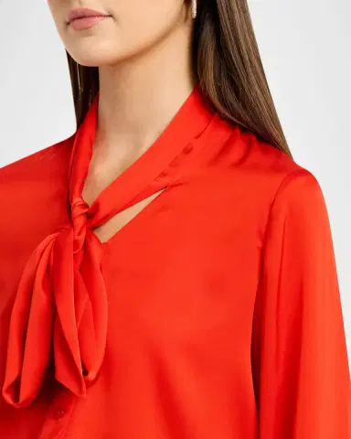 Elie Tahari Nicoletta Tie-Neck Blouse | Thumbnail 5 Elie Tahari Nicoletta Tie-Neck Blouse | Thumbnail 5