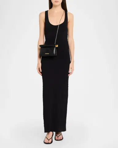 Jacquemus Rolled-Top Rond Carre Leather Clutch Bag | Thumbnail 5 Jacquemus Rolled-Top Rond Carre Leather Clutch Bag | Thumbnail 5