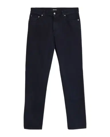 ZEGNA Men's Cotton Slim Fit Five-Pocket Pants | Thumbnail 1