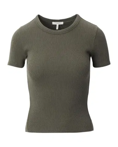 rag & bone The Essential Ribbed Tee | Thumbnail 1 rag & bone The Essential Ribbed Tee | Thumbnail 1