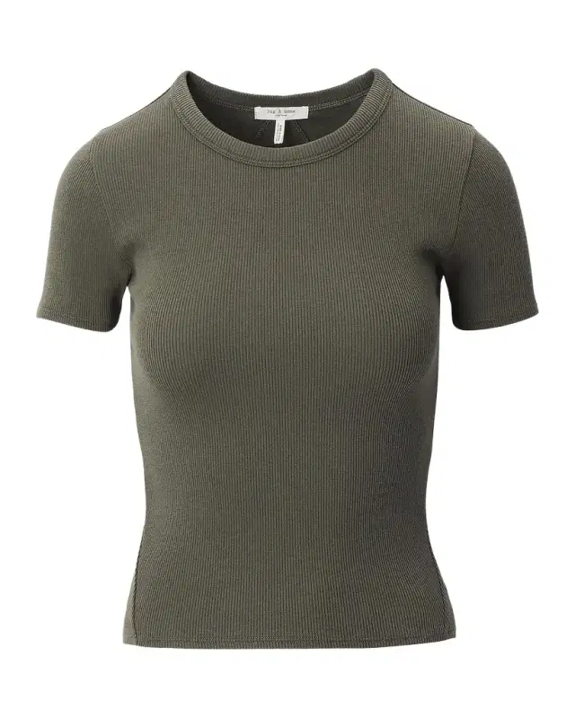 rag & bone The Essential Ribbed Tee