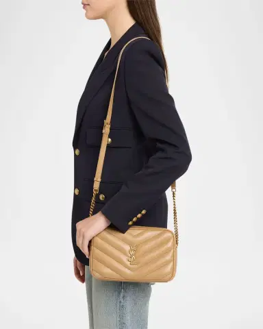 Saint Laurent LouLou YSL Chevron Quilted Crossbody Bag | Thumbnail 6 Saint Laurent LouLou YSL Chevron Quilted Crossbody Bag | Thumbnail 6