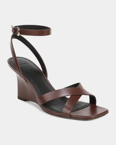 Vince 75mm Parma Leather Wedge Sandals | Thumbnail 4