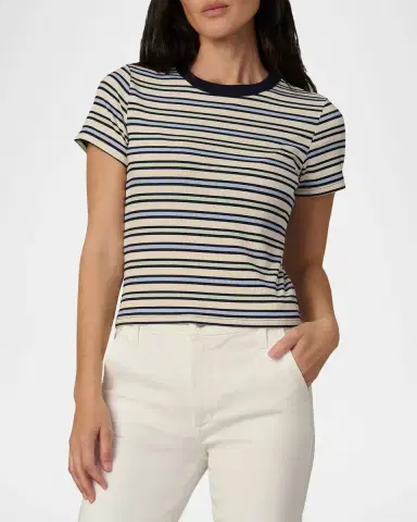Joe's Jeans The Striped Baby Tee | Thumbnail 4