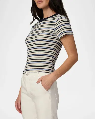 Joe's Jeans The Striped Baby Tee | Thumbnail 5