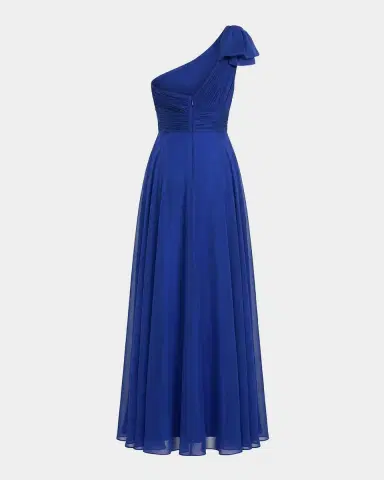 Mac Duggal Pleated One-Shoulder Gown | Thumbnail 5