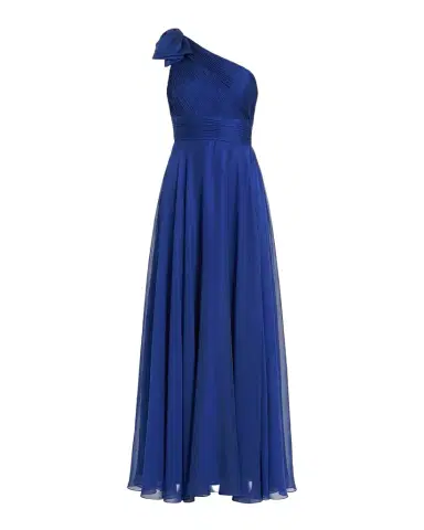 Mac Duggal Pleated One-Shoulder Gown | Thumbnail 1