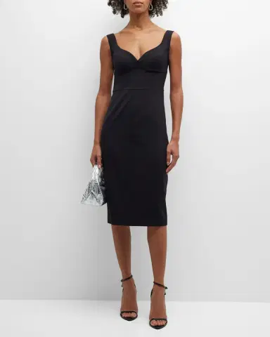 BLACK HALO Sleeveless Sweetheart Midi Sheath Dress | Thumbnail 2