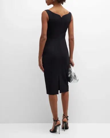 BLACK HALO Sleeveless Sweetheart Midi Sheath Dress | Thumbnail 4
