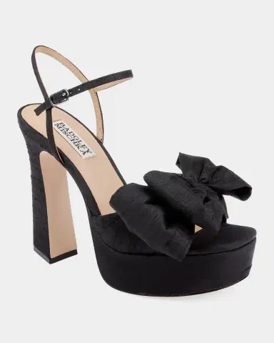 BADGLEY MISCHKA 85mm Olivia Satin Bow Platform Sandals | Thumbnail 6 BADGLEY MISCHKA 85mm Olivia Satin Bow Platform Sandals | Thumbnail 6