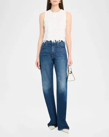 ALICE + OLIVIA Amal Lace Tank Top | Thumbnail 2 ALICE + OLIVIA Amal Lace Tank Top | Thumbnail 2
