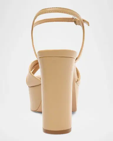 Schutz 105mm Keefa Leather Platform Sandals | Thumbnail 6