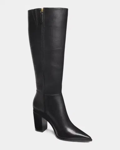 Schutz Mikki Up Leather Block-Heel Knee-High Boots | Thumbnail 3 Schutz Mikki Up Leather Block-Heel Knee-High Boots | Thumbnail 3