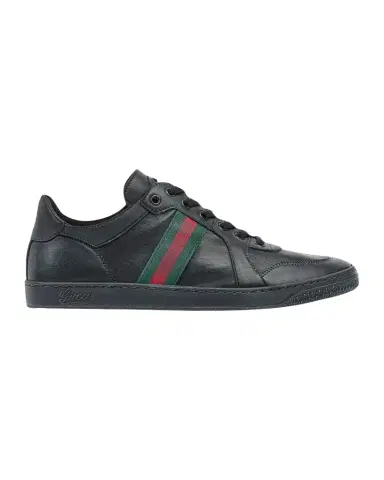 Gucci Men's Coda Leather Low-Top Sneakers | Thumbnail 1 Gucci Men's Coda Leather Low-Top Sneakers | Thumbnail 1