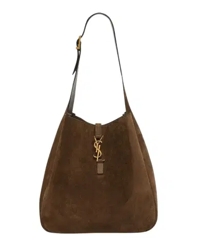 Saint Laurent Le 5 à 7 Large Shoulder Bag in Suede | Thumbnail 1 Saint Laurent Le 5 à 7 Large Shoulder Bag in Suede | Thumbnail 1