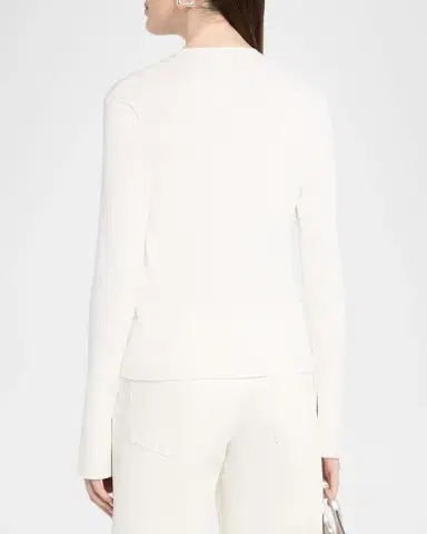 Ramy Brook Chloe Ribbed Cardigan | Thumbnail 3