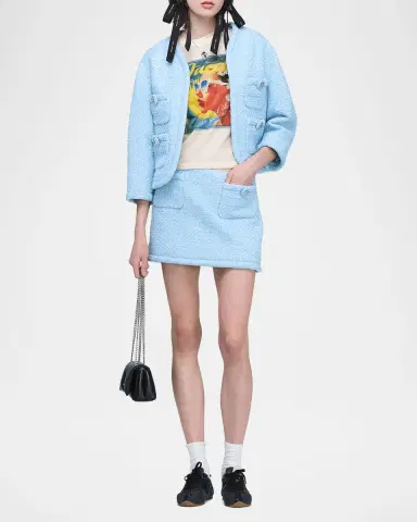 Marc Jacobs Pop J Marc Metallic Tweed Lady Jacket | Thumbnail 2 Marc Jacobs Pop J Marc Metallic Tweed Lady Jacket | Thumbnail 2