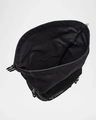 Loewe Men's Flex Roll-Top Canvas & Suede Backpack | Thumbnail 4 Loewe Men's Flex Roll-Top Canvas & Suede Backpack | Thumbnail 4