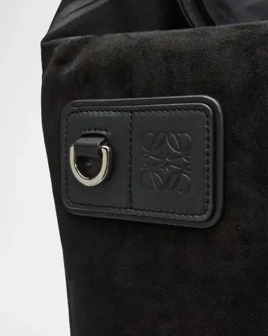 Loewe Men's Flex Roll-Top Canvas & Suede Backpack | Thumbnail 8 Loewe Men's Flex Roll-Top Canvas & Suede Backpack | Thumbnail 8