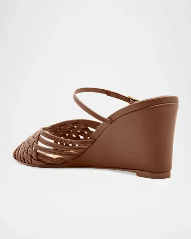 Alexandre Birman 75mm Lilian Leather Wedge Mules | Thumbnail 4 Alexandre Birman 75mm Lilian Leather Wedge Mules | Thumbnail 4