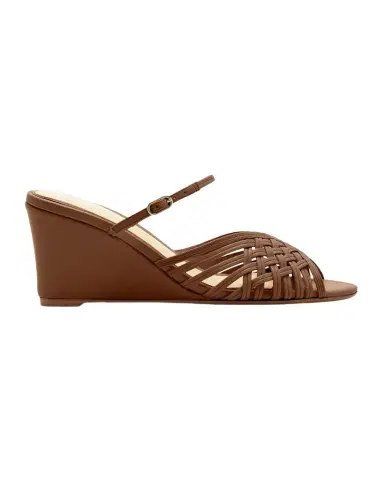 Alexandre Birman 75mm Lilian Leather Wedge Mules | Thumbnail 1 Alexandre Birman 75mm Lilian Leather Wedge Mules | Thumbnail 1
