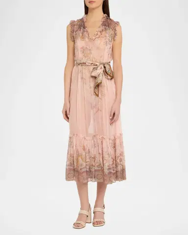 Zimmermann Alchemy Flutter Dress | Thumbnail 4
