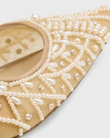 René Caovilla 80mm Embellished Net Tulle Pumps | Thumbnail 5