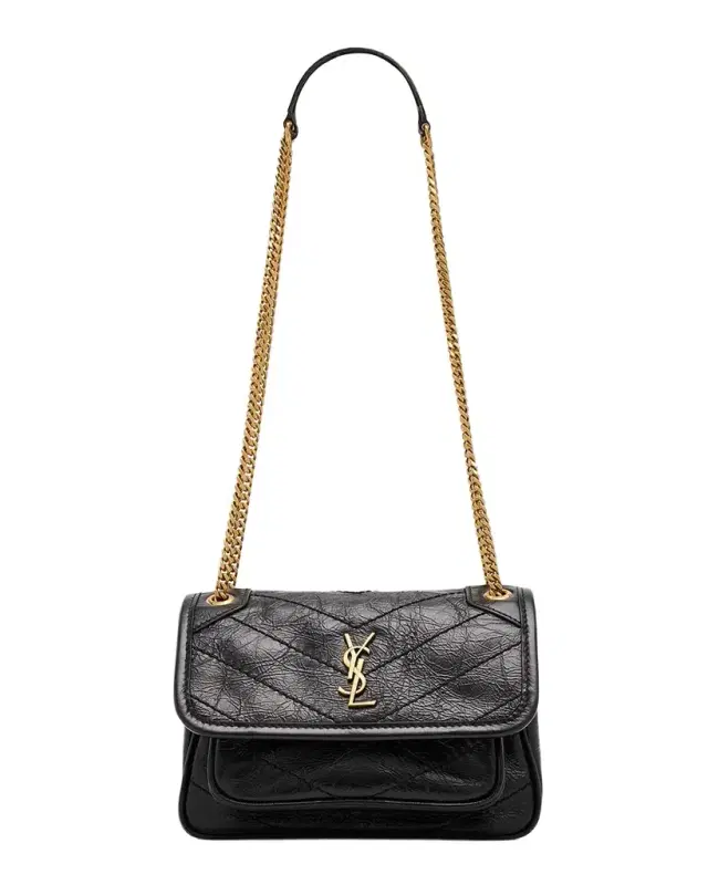 Saint Laurent Niki Mini Vintage Leather Shoulder Bag