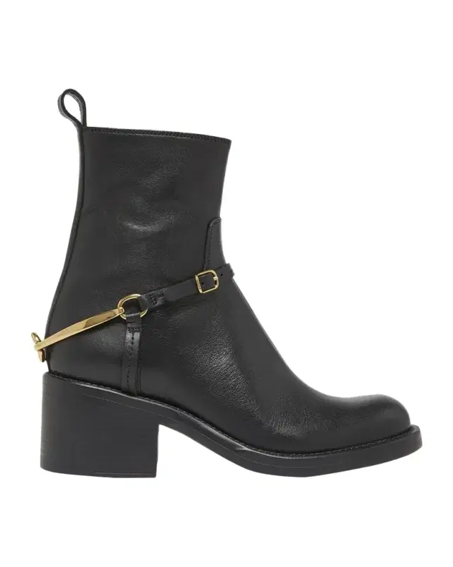 Chloe Dakota Leather Ankle Booties