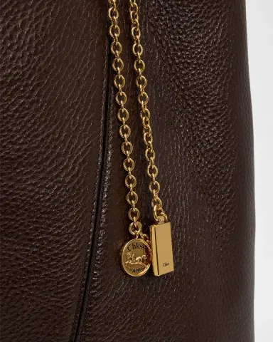 Chloé Spin Grained Leather Tote Bag | Thumbnail 6 Chloé Spin Grained Leather Tote Bag | Thumbnail 6
