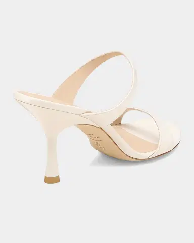 Stuart Weitzman 85mm Nudist Patent Leather Dual-Strap Sandals | Thumbnail 3
