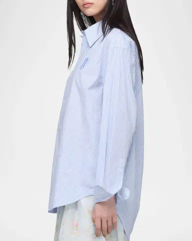 Marc Jacobs Pop J Marc Striped Poplin Shirt | Thumbnail 7 Marc Jacobs Pop J Marc Striped Poplin Shirt | Thumbnail 7