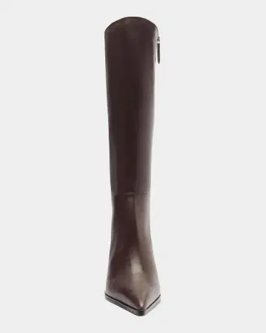 Schutz Mikki Up Leather Block-Heel Knee-High Boots | Thumbnail 7