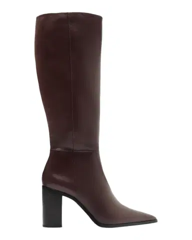 Schutz Mikki Up Leather Block-Heel Knee-High Boots | Thumbnail 1