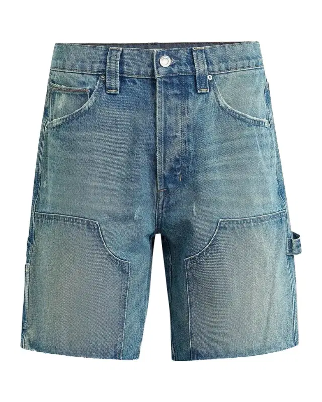 Men 's Carpenter-Panel Denim Shorts